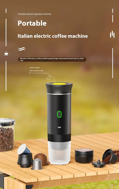 Máquina de Cápsulas de Café Eléctrica Inalámbrica Portátil