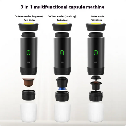 Máquina de Cápsulas de Café Eléctrica Inalámbrica Portátil
